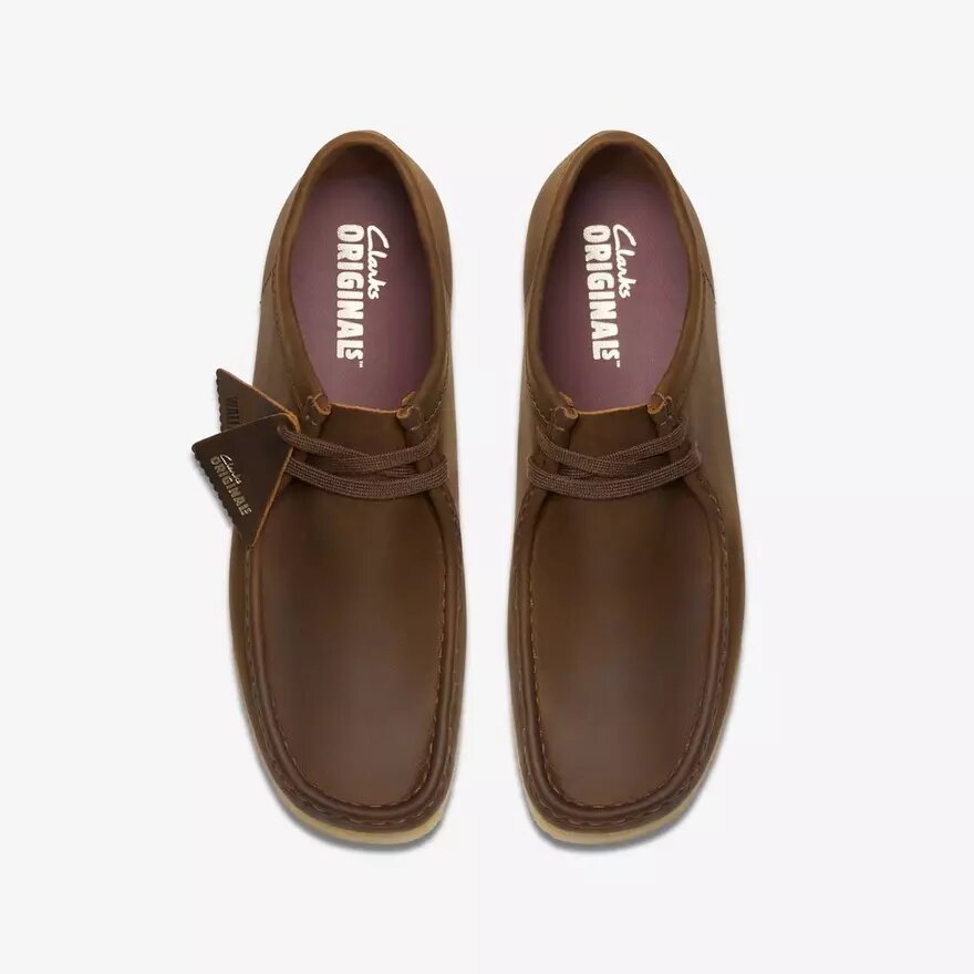Wallabee™-sko i bivoksbehandlet læder til mænd Wallabee™-sko i bivoksbehandlet læder til mænd