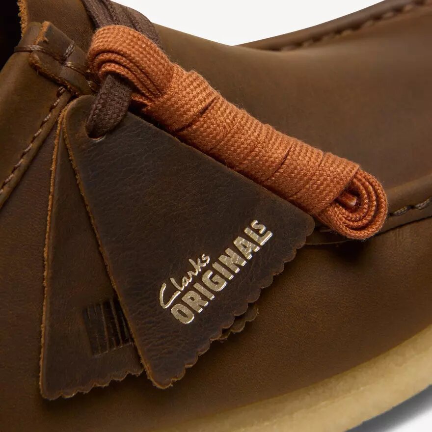 Wallabee™-sko i bivoksbehandlet læder til mænd Wallabee™-sko i bivoksbehandlet læder til mænd