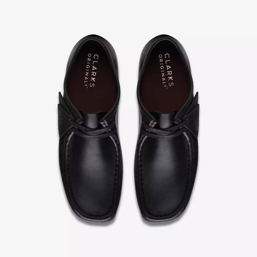 Wallabee™-sko i sort læder til mænd Wallabee™-sko i sort læder til mænd