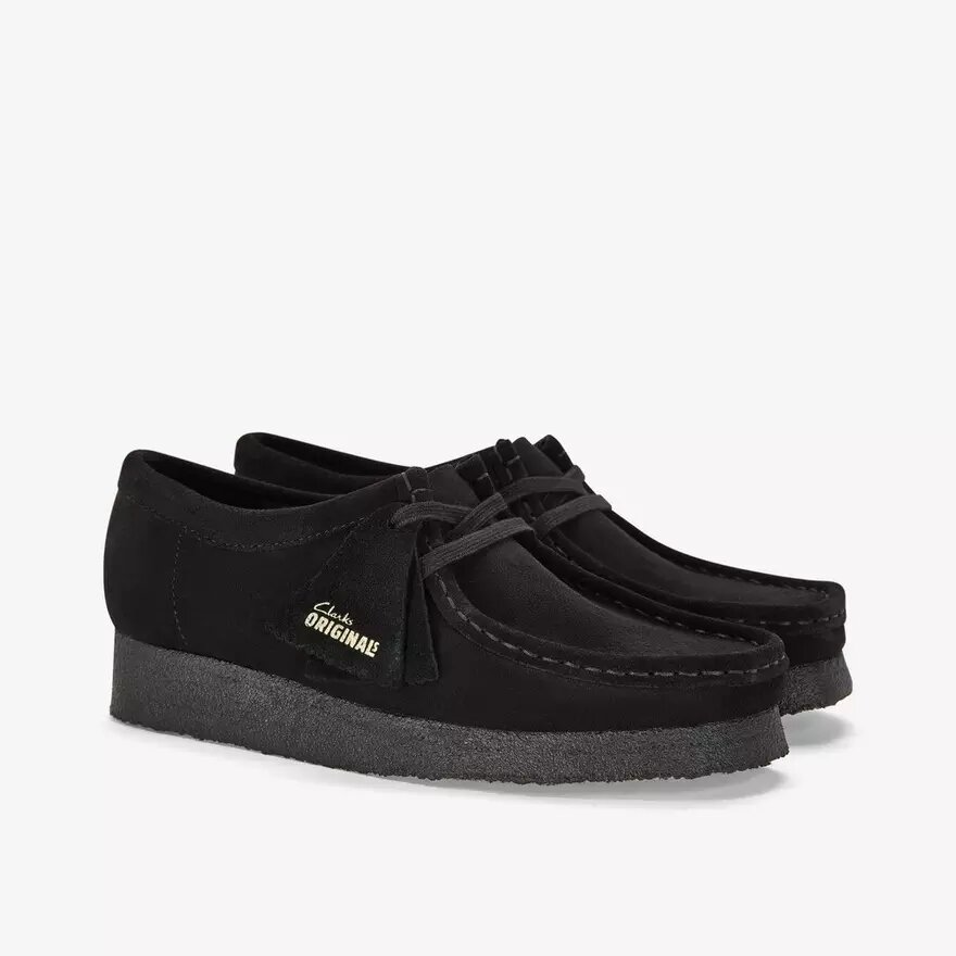 Wallabee™-sko i sort ruskind til kvinder Wallabee™-sko i sort ruskind til kvinder