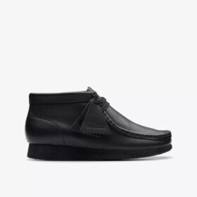 Wallabee-støvler til børn, ældre model, sort læder Wallabee-støvler til børn, ældre model, sort læder