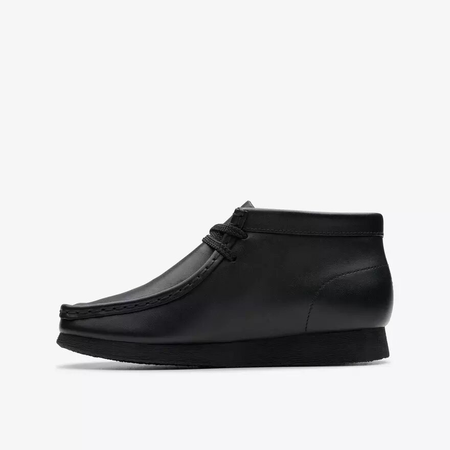 Wallabee-støvler til børn, ældre model, sort læder Wallabee-støvler til børn, ældre model, sort læder