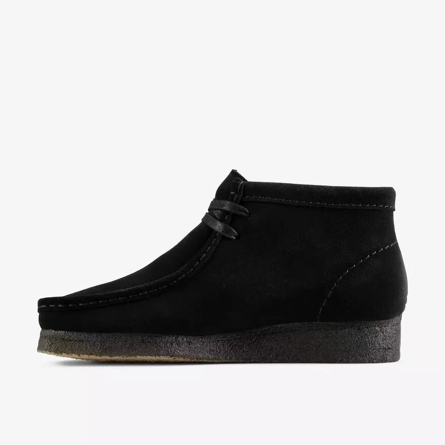 Wallabee™-støvler til kvinder i sort ruskind Wallabee™-støvler til kvinder i sort ruskind
