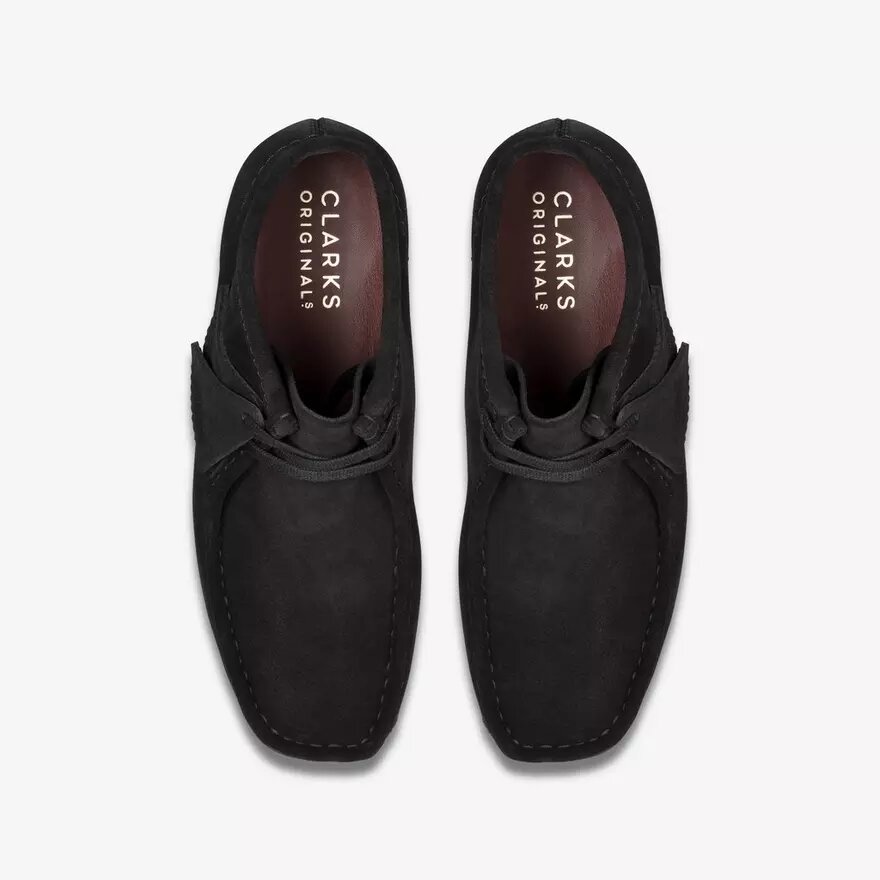 Wallabee™-støvler til kvinder i sort ruskind Wallabee™-støvler til kvinder i sort ruskind