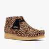 Wallabee-støvler til kvinder med leopardmønster Wallabee-støvler til kvinder med leopardmønster