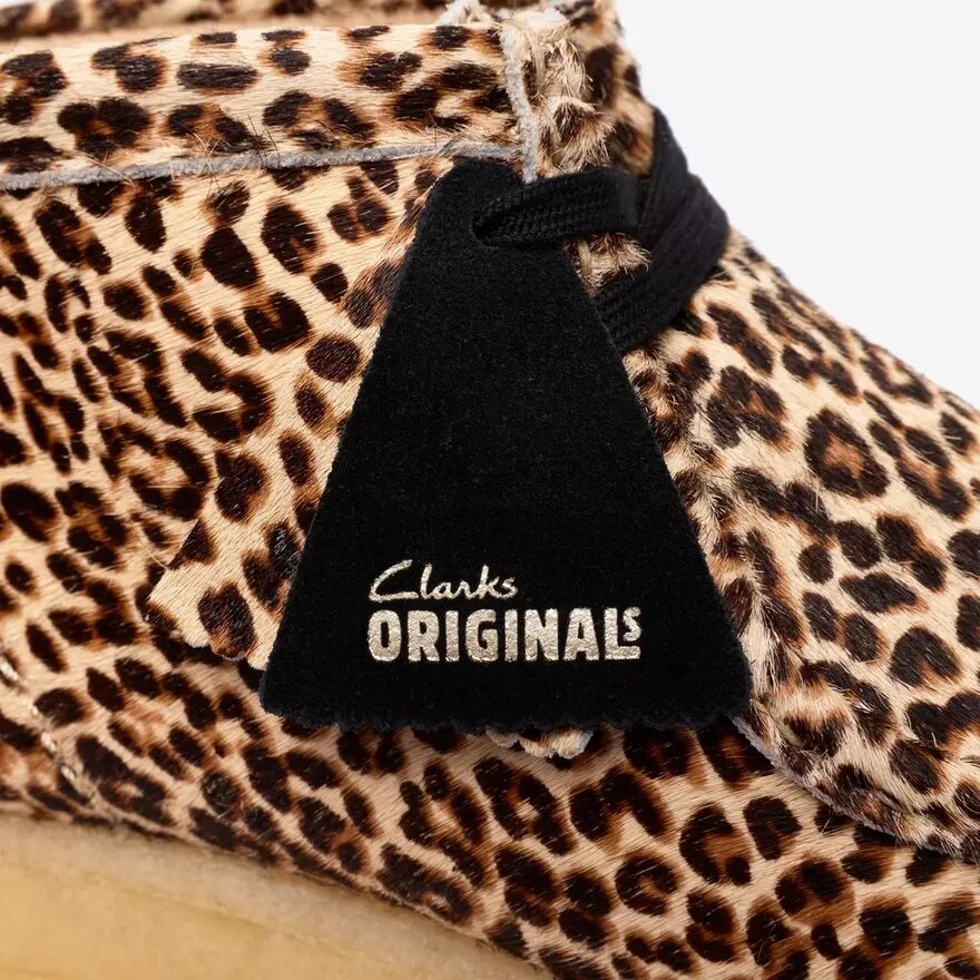 Wallabee-støvler til kvinder med leopardmønster Wallabee-støvler til kvinder med leopardmønster
