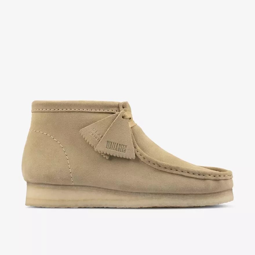 Wallabee™-støvler til mænd i ahornfarvet ruskind Wallabee™-støvler til mænd i ahornfarvet ruskind