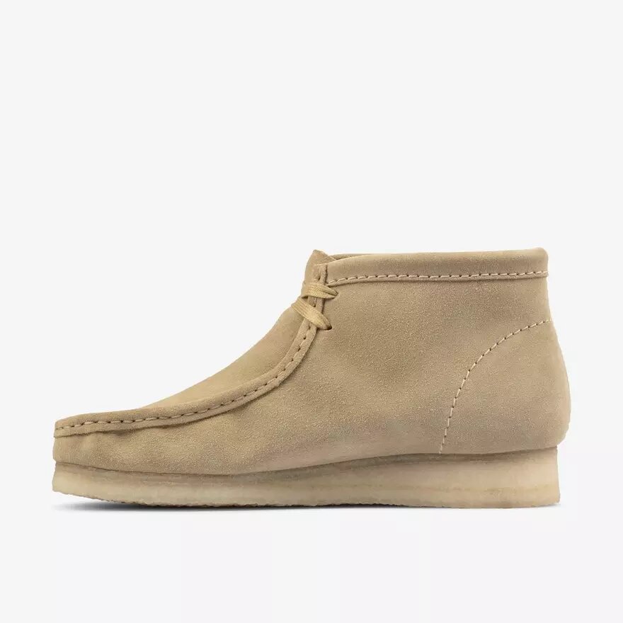 Wallabee™-støvler til mænd i ahornfarvet ruskind Wallabee™-støvler til mænd i ahornfarvet ruskind