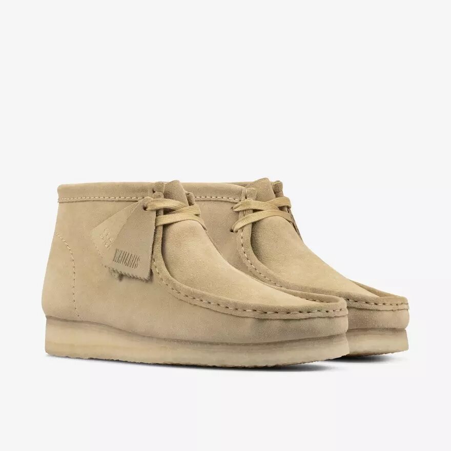 Wallabee™-støvler til mænd i ahornfarvet ruskind Wallabee™-støvler til mænd i ahornfarvet ruskind