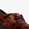 Wallabee til kvinder. Brune Wallabees med ko-print Wallabee til kvinder. Brune Wallabees med ko-print