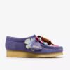 Wallabee til kvinder i lilla med interessante detaljer Wallabee til kvinder i lilla med interessante detaljer