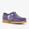 Wallabee til kvinder i lilla med interessante detaljer Wallabee til kvinder i lilla med interessante detaljer