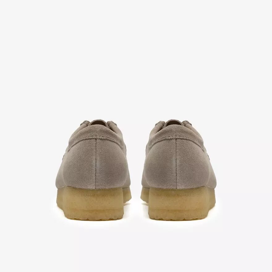Wallabee til kvinder i lysegråt ruskind Wallabee til kvinder i lysegråt ruskind