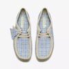 Wallabee til kvinder med blå gingham-tern Wallabee til kvinder med blå gingham-tern