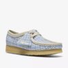 Wallabee til kvinder med blå gingham-tern Wallabee til kvinder med blå gingham-tern