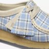 Wallabee til kvinder med blå gingham-tern Wallabee til kvinder med blå gingham-tern