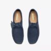 Wallabee til mænd i denimblå ruskind