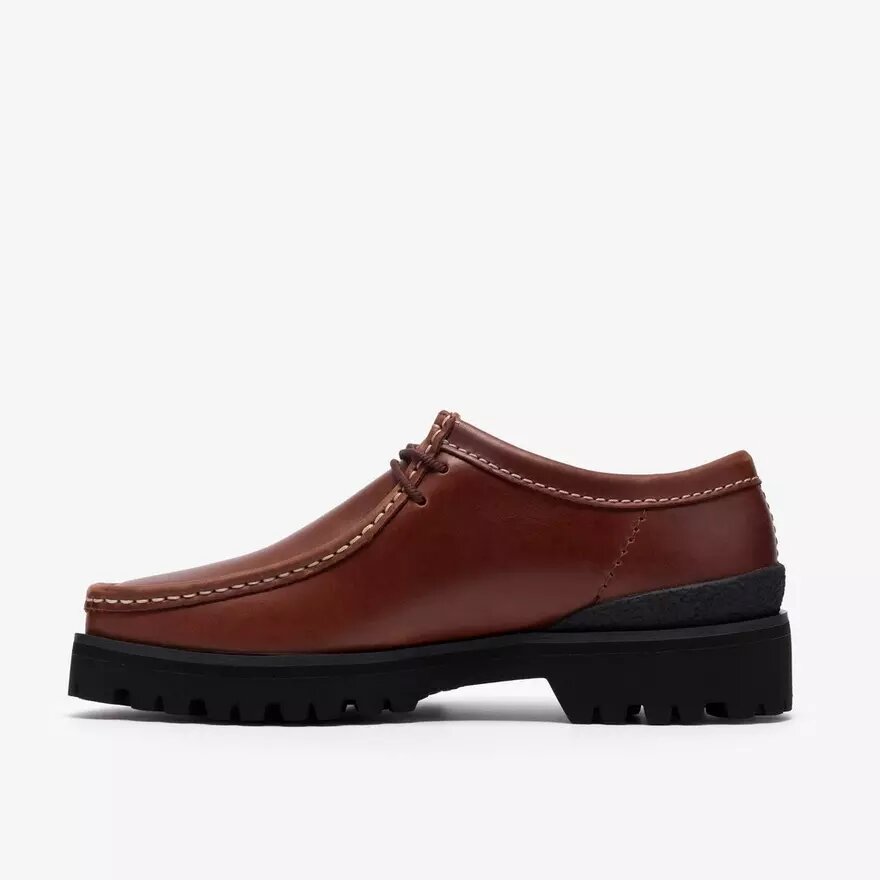Wallabee Yukoner i brunt læder for mænd Wallabee Yukoner i brunt læder for mænd