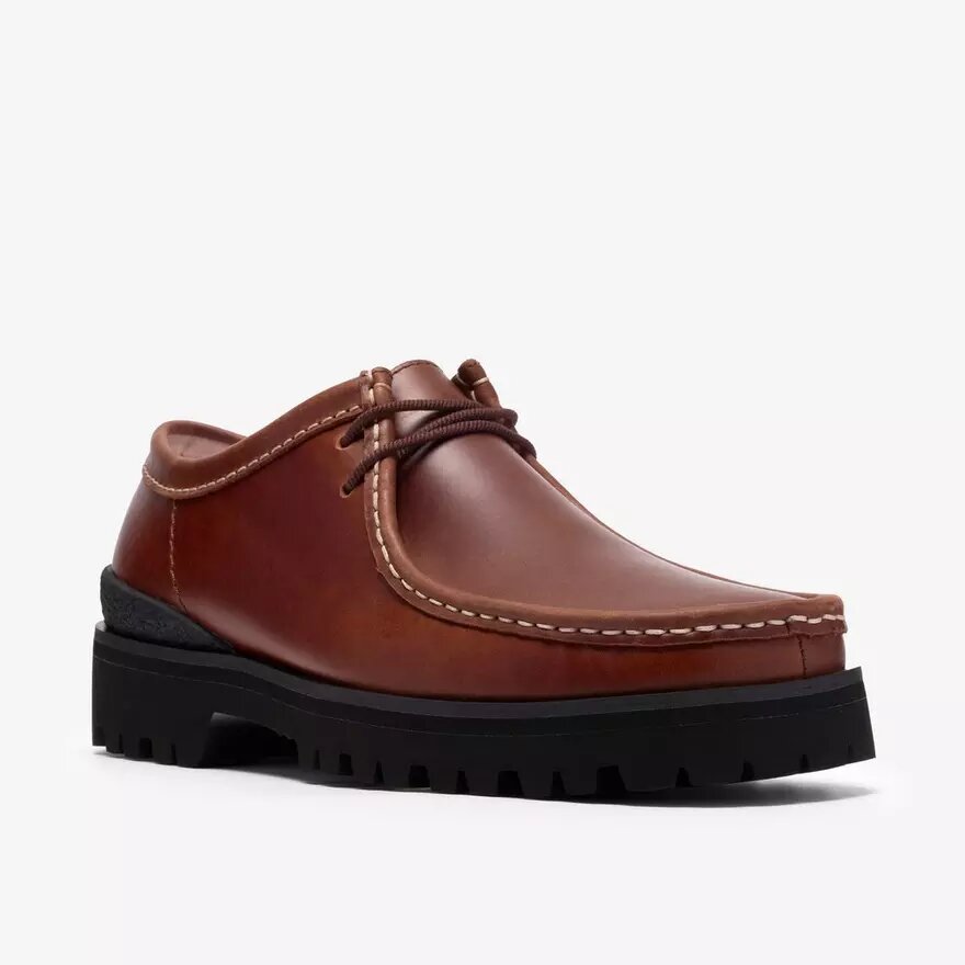 Wallabee Yukoner i brunt læder for mænd Wallabee Yukoner i brunt læder for mænd