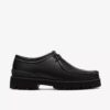 Wallabees til mænd i sort læder Wallabees til mænd i sort læder