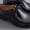 Wallabees til mænd i sort læder Wallabees til mænd i sort læder