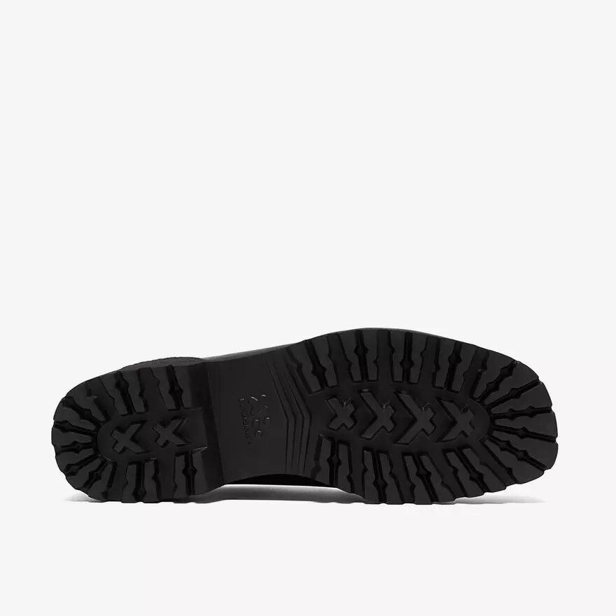 Wallabees til mænd i sort læder Wallabees til mænd i sort læder
