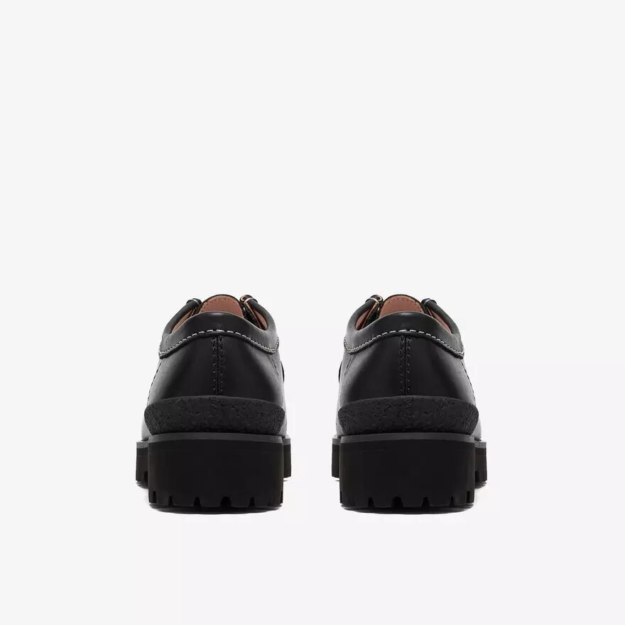 Wallabees til mænd i sort læder Wallabees til mænd i sort læder