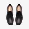 Wallabees til mænd i sort læder Wallabees til mænd i sort læder