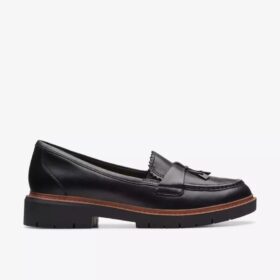 Westlynn Bella loafers i sort læder til kvinder
