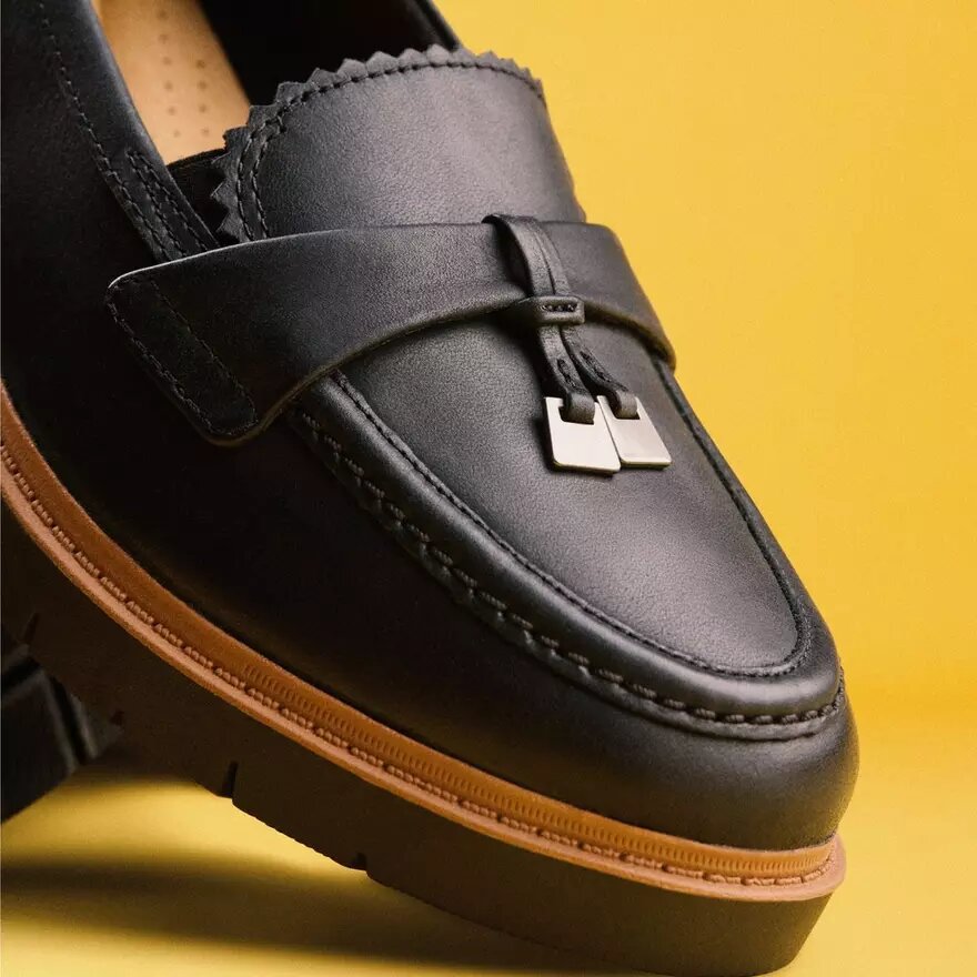 Westlynn Bella loafers i sort læder til kvinder Westlynn Bella loafers i sort læder til kvinder