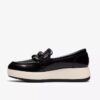 Zylah May sorte Loafers til kvinder Zylah May sorte Loafers til kvinder